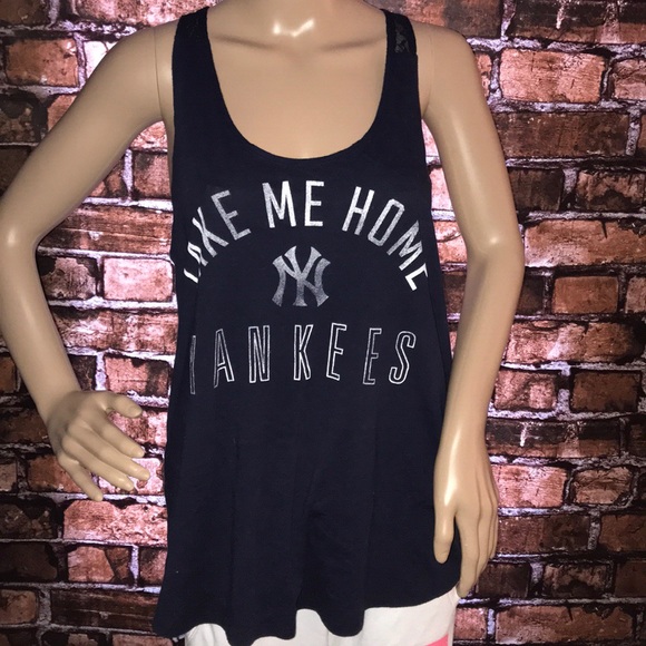 PINK Victoria's Secret Tops - PINK Victoria’s Secret Take Me Home Yankees tankNY